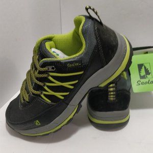 "Sevlae" Black/Lime Green Sneakers